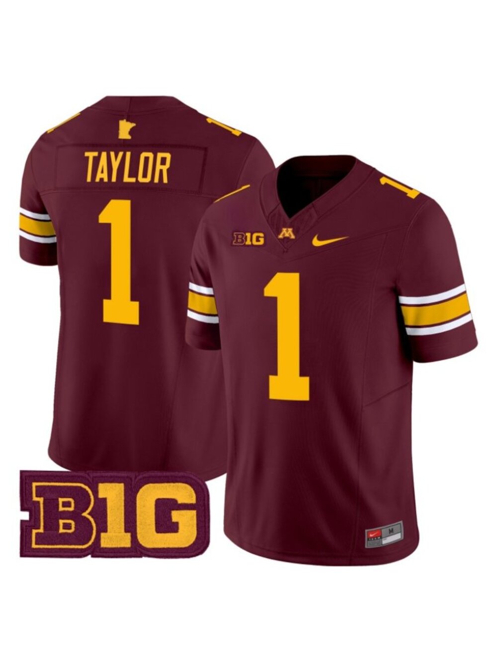 Choose for Youths Darius Taylor Maroon Vapor Stitched Jersey